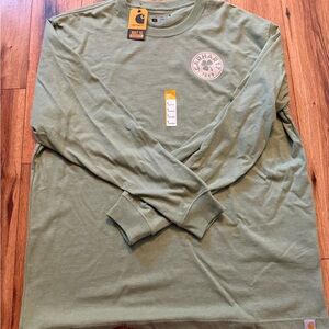 Carhartt Men's Olive Long Sleeve Tee